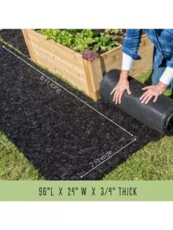 Recycled Rubber Walkway, 2' X 8' 13 Recycled Rubber Walkway, 2' X 8' -Gardeners Supply Company Rubber walkway 3