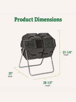 Dual Batch Composter Success Kit -Gardeners Supply Company webimage Dual Compost Bin 2